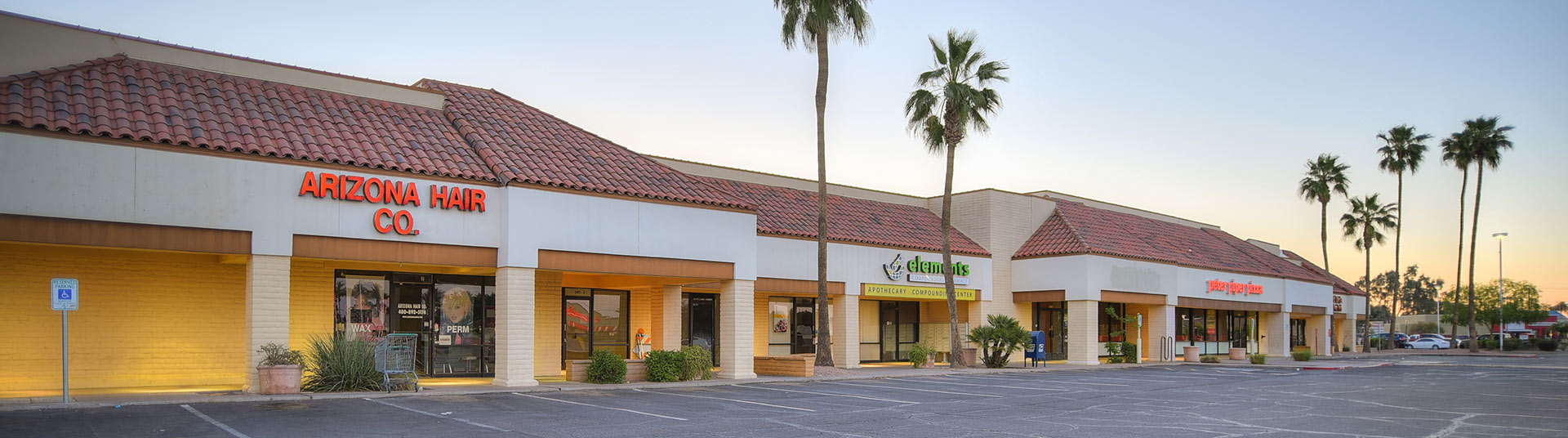 A storefront featuring Arizona Hair